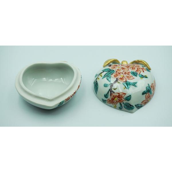 T839 香合 『干支 色絵 戌』『平安 高野昭阿弥 造』 共箱 茶道具