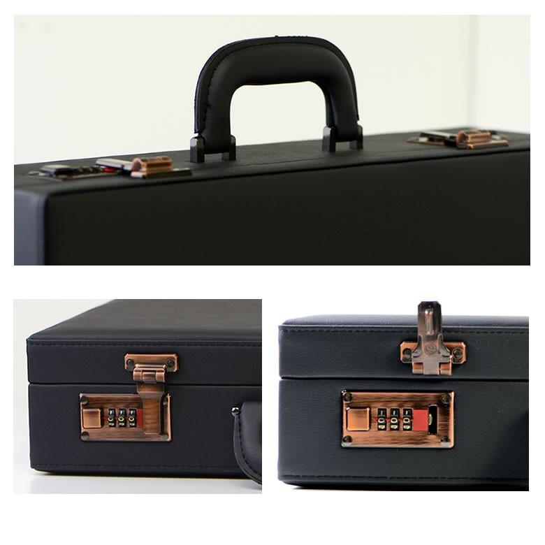 ビジネスバッグ メンズ アタッシュケース 合皮 マチ11cm A3 ダイヤル