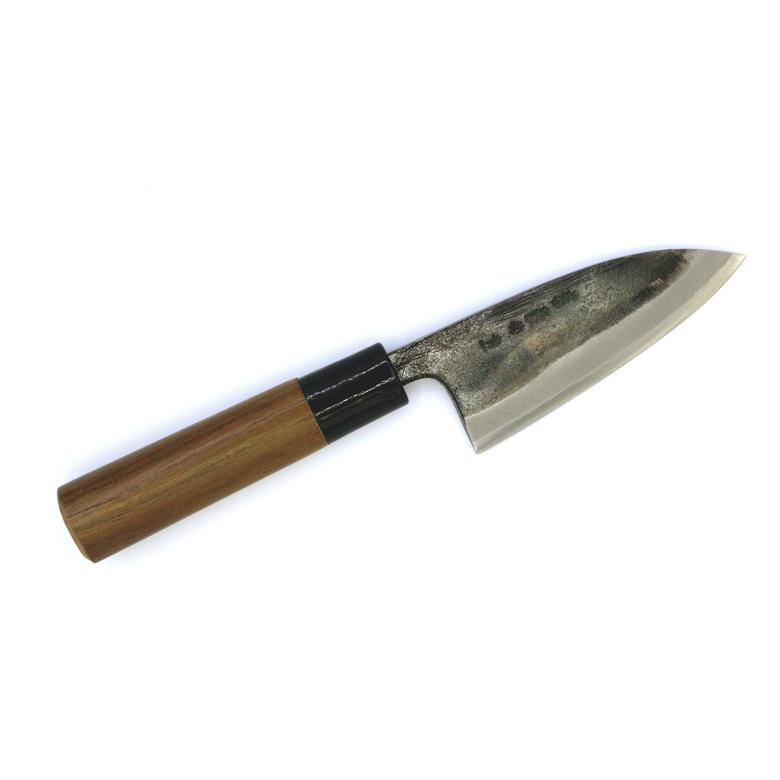 両刃 黒打 小出刃 包丁 青一 105mm #531-061鍛冶屋 和式 #241729 庖丁