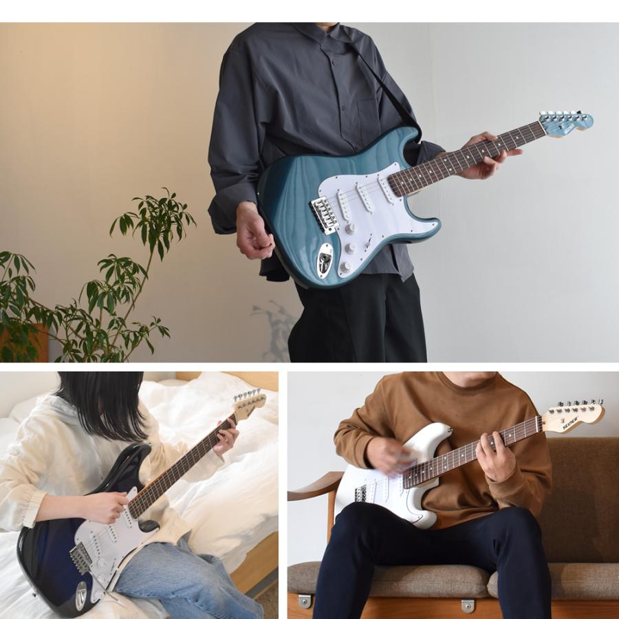 エレキギター SELDER ST-16 単品〔ソフトケース・ケーブル付属