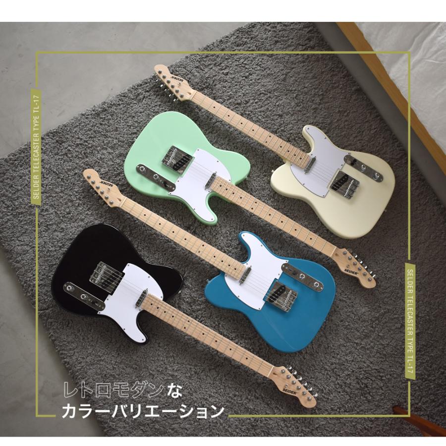 エレキギター テレキャスター タイプ SELDER TL-17 ソフトケース
