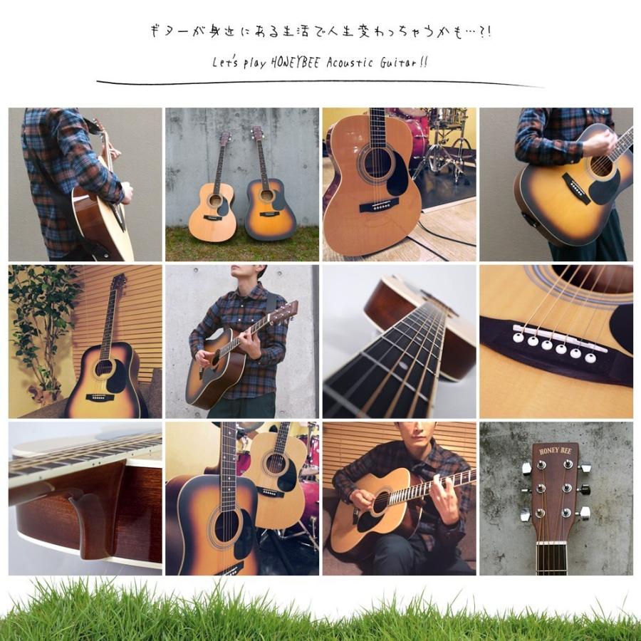 エレアコ HONEY BEE F-16E〔ケース・シールド付属〕〔アコギ 初心者