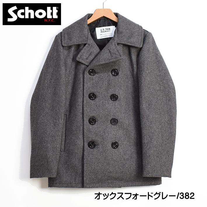 Schott N.Y.C（ショット） Schott Pコート ピーコート ウール メルトン