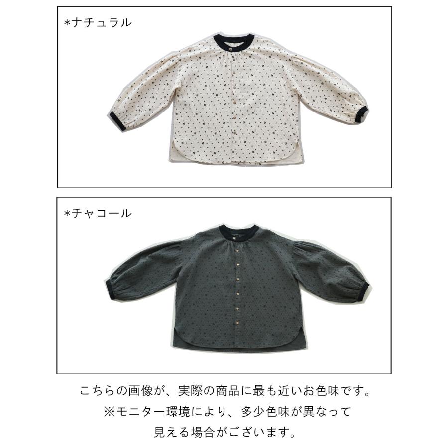 sanpo kuschel（サンポクシェル） 柔らか着心地小花柄ブラウストップス