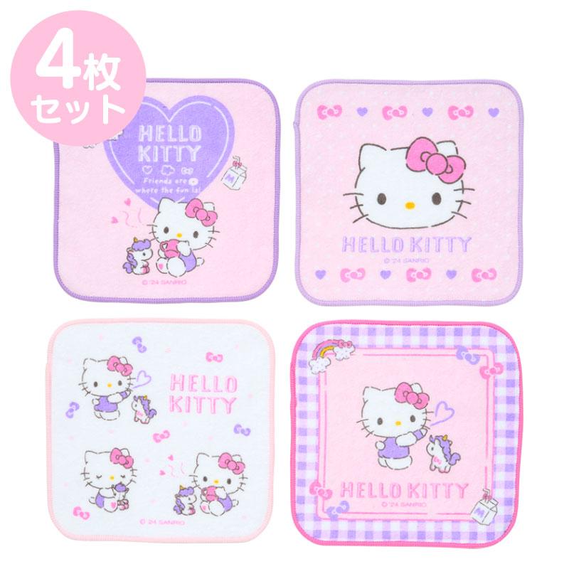 sanrio（サンリオ） ハローキティ プチタオル4枚セット : サンリオ