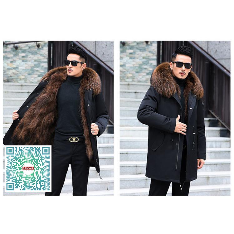 メンズ モッズコート 裏起毛 裏ボア 毛皮コート ファーコート