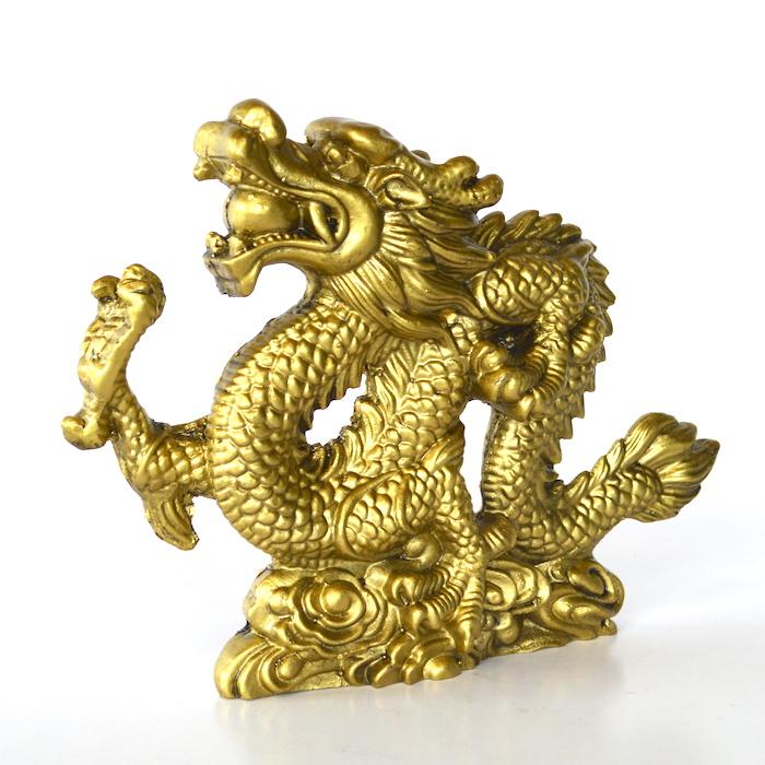 金龍 龍 ゴールド 金 ドラゴン 置物 財運 金運アップ 開運 幸運 招福
