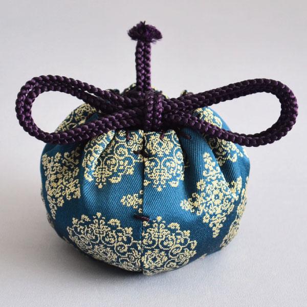 茶入 茶道具 内海茶入 稜華文錦(龍村裂・正絹仕覆・長緒) : 茶道具専門