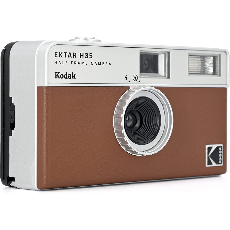 Kodak（コダック） フィルムカメラ ハーフフレーム EKTAR H35 ブラウン
