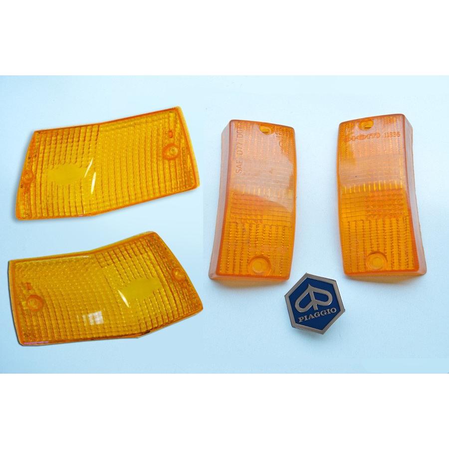 ベスパ Vespa ベスパPX用 クラシカルエンブレム＆ウインカーレンズSET