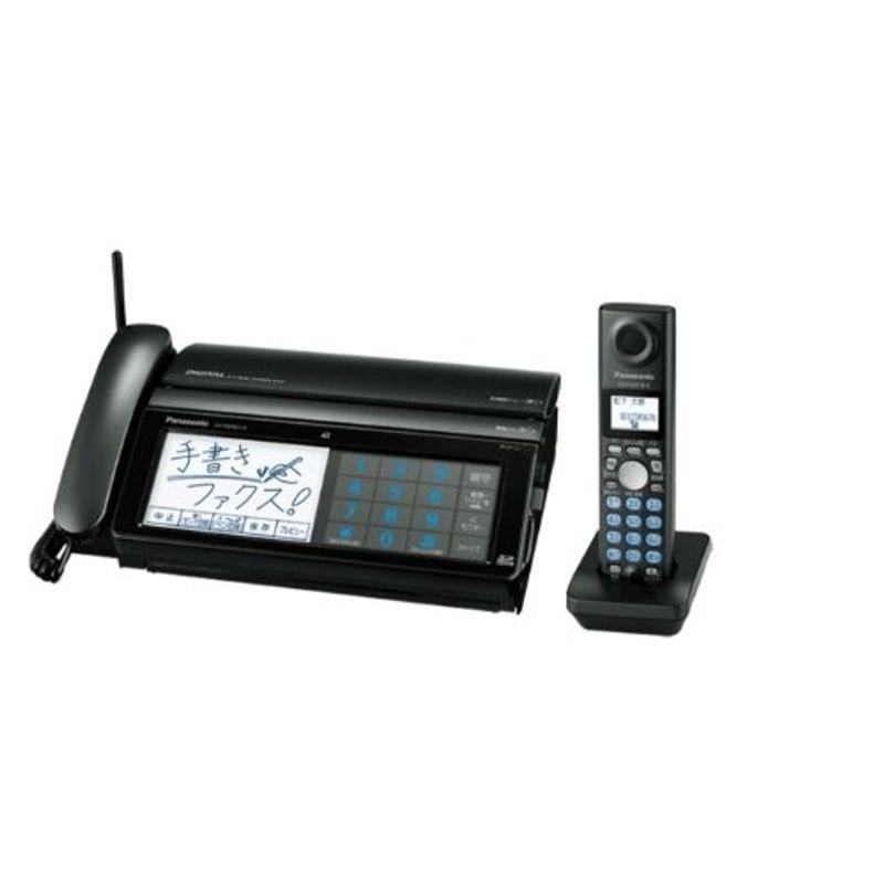 パナソニック おたっくす デジタルコードレスFAX 子機1台付き ブラック