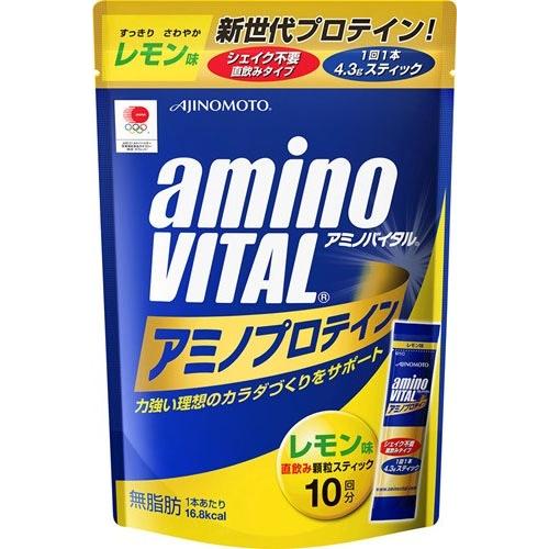 アミノバイタル アミノプロテイン レモン味 (4.3g×10本入) 顆粒