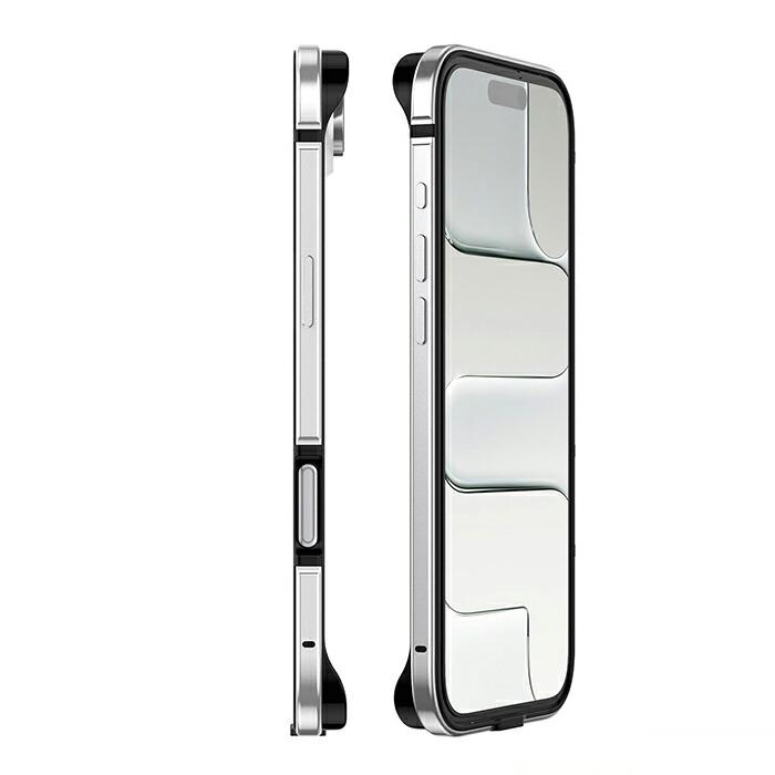 iPhone Air バンパー ケース ストラップホール付き アルミ 薄型