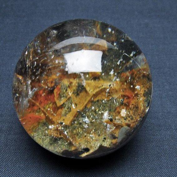 ガーデンクォーツ（庭園水晶） 丸玉 52mm t100-4844 : 誠安天然石専門