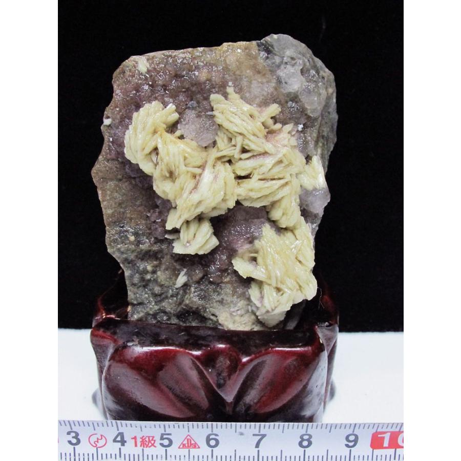 フローライト共生 カルサイト 原石 t768-693 : 誠安天然石専門店