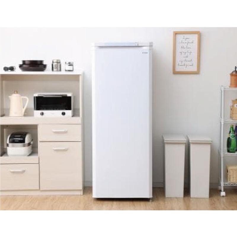 IRIS OHYAMA（アイリスオーヤマ） 冷凍庫 175L IUSD-18A-W 右開き 片