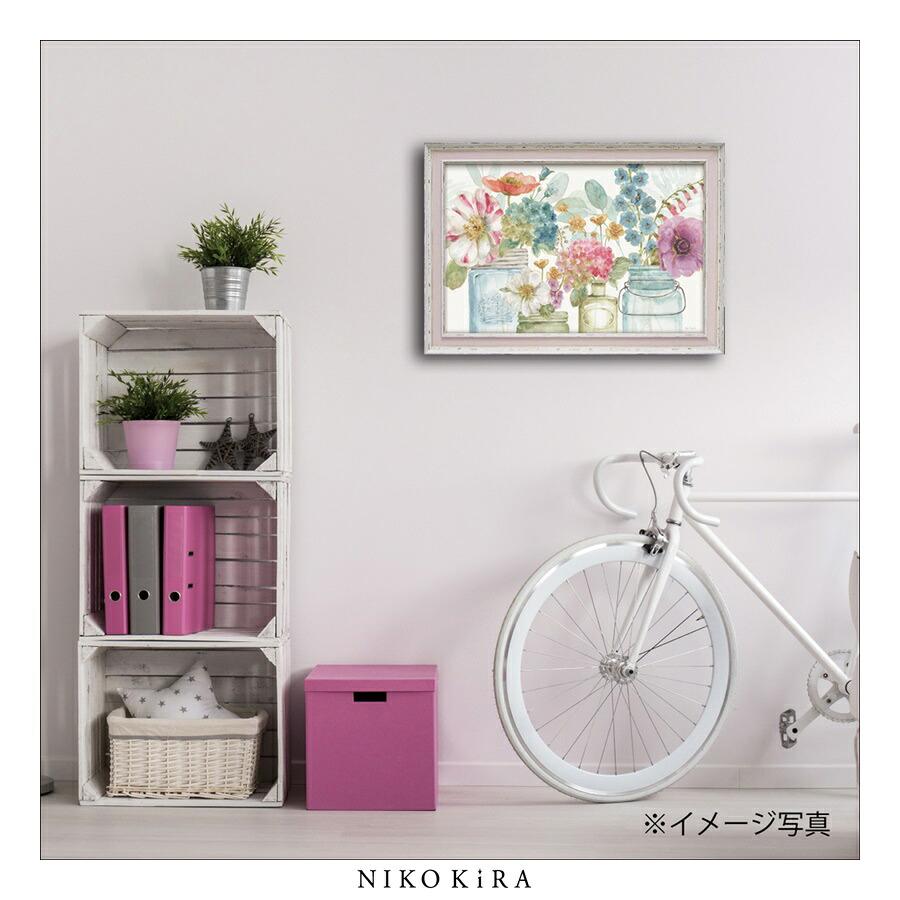 リサ オーディット レインボー シード フラワー 絵画 インテリア 油絵