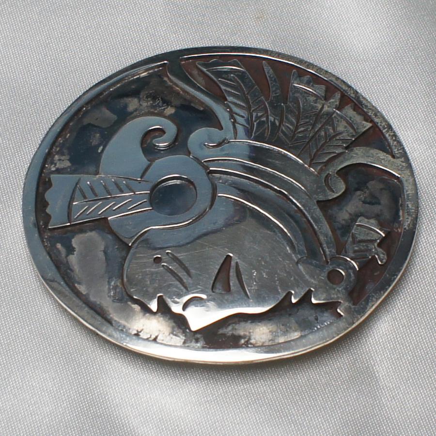 値下げ！ヴィンテージ メキシコ925 銀製 シルバーブローチ 闘牛士 繊細