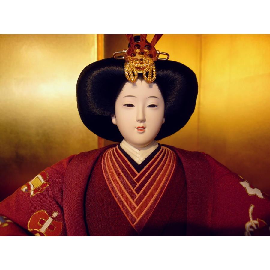 ひな人形☆七段十五人飾り A6−40x7F☆横幅120*奥行160