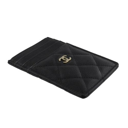CHANEL（シャネル） カードケース レディース ブラック CHANEL AP3595