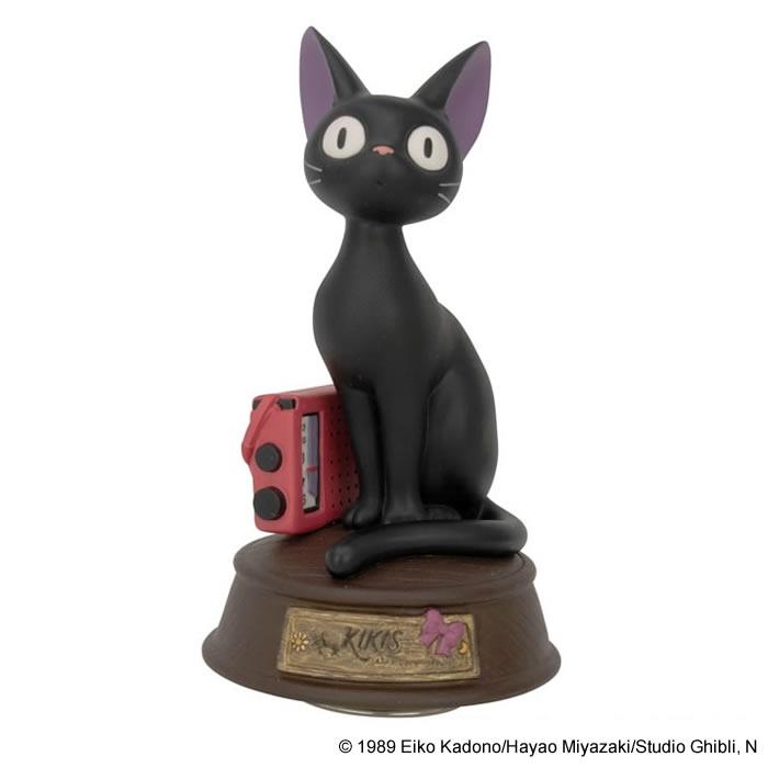スタジオジブリ 魔女の宅急便 磁器オルゴール ジジとラジオ : セキグチ