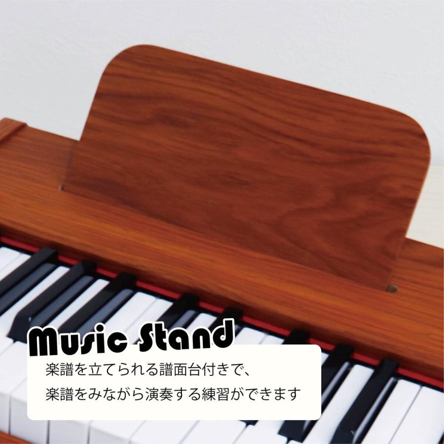 電子ピアノ キッズピアノ ミニピアノ 木製 おもちゃ 小さいピアノ 25