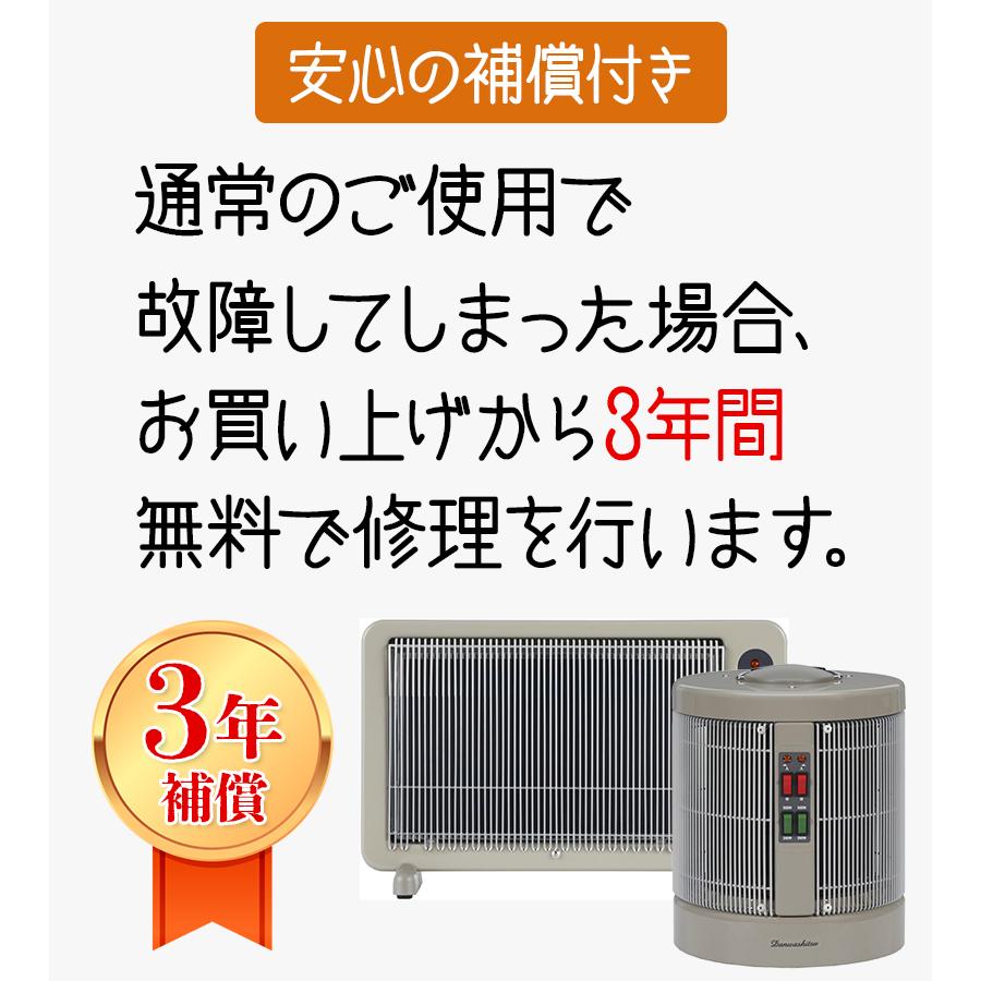 暖話室 1000型 ベージュ ホワイト 250/500/750/1000W(4段階切替) 小