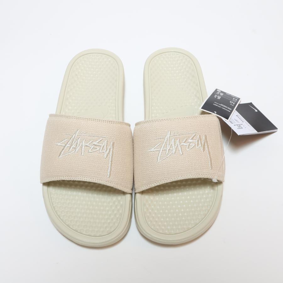 NIKE SPORTSWEAR NSW 2022SS STUSSY x BENASSI SLIDE SANDALS FOSSIL