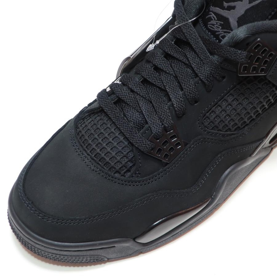 エア ジョーダン 4 NIKE AIR JORDAN RETRO BLACK CAT BLACK/BLACK-LT