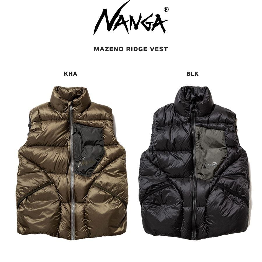 NANGA（ナンガ） MAZENO RIDGE VEST マゼノリッジベスト ダウンベスト