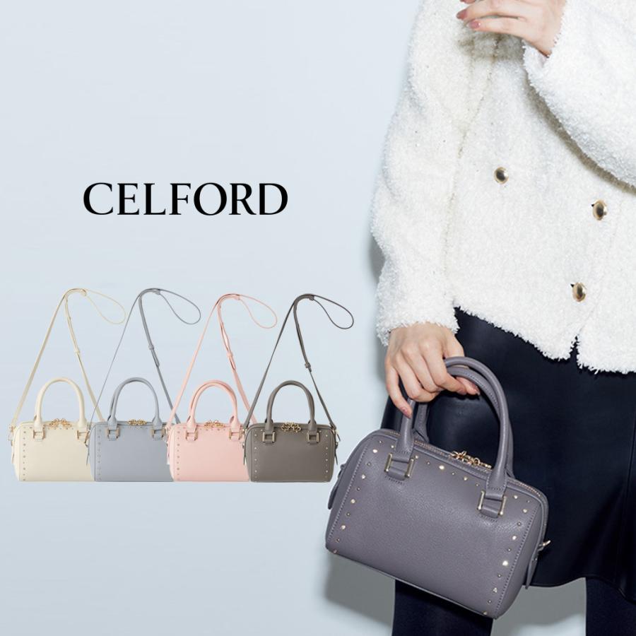 CELFORD（セルフォード） リュタン ビジュースタッズボストンバッグ