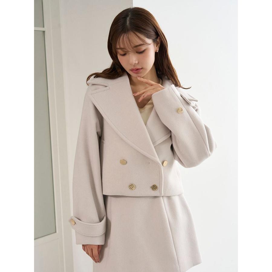 SNIDEL（スナイデル） ビッグカラーショートコート swfj261005