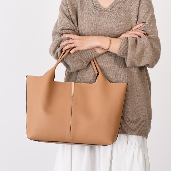 TOD'S（トッズ） ハンドバッグ レザー ショッピング バッグ ミディアム