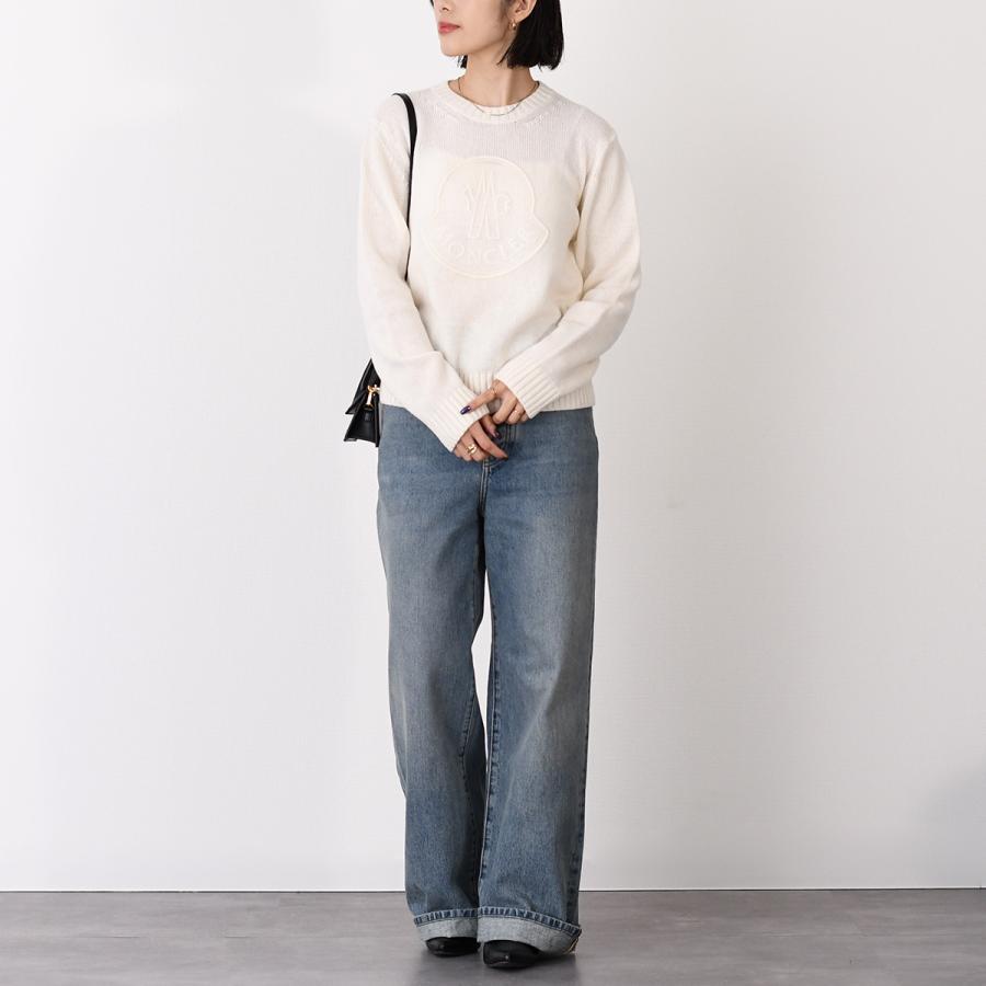 MONCLER（モンクレール） ニット セーター トップス 刺しゅうロゴ
