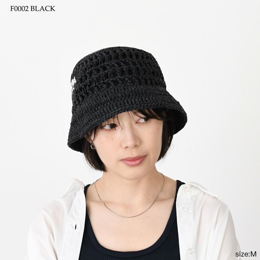 PRADA（プラダ） バケットハット 帽子 バケハ ウーブンファブリック