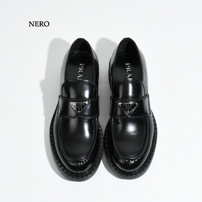 PRADA（プラダ） 靴 ローファー チョコレートブラッシュドレザー