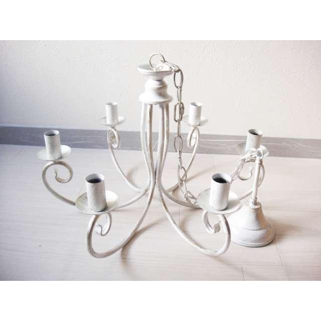 ☆送料無料！☆シャンデリア アンティーク 6灯 LED対応シンプルモダン