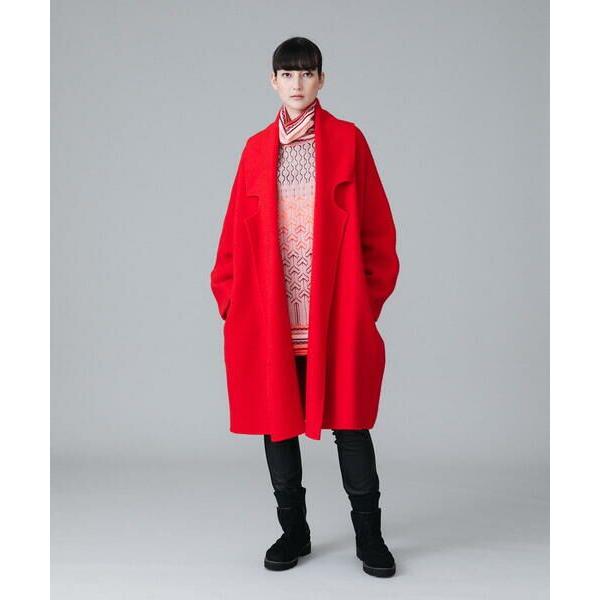 HIROKO KOSHINO（ヒロコ コシノ） ナッピングリバーウールコート