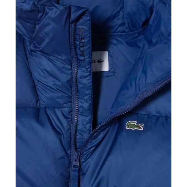 LACOSTE（ラコステ） 撥水 バックステッチ スタンドカラー フーデッド