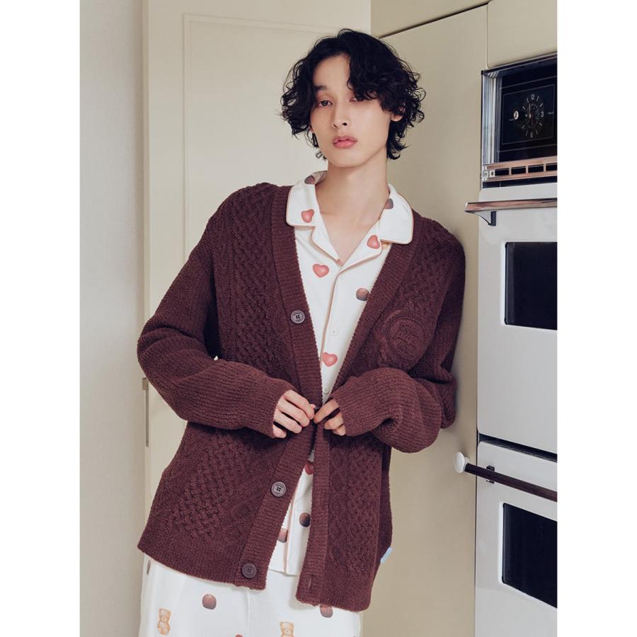 gelato pique（ジェラートピケ） オム Valentine アランカーディガン