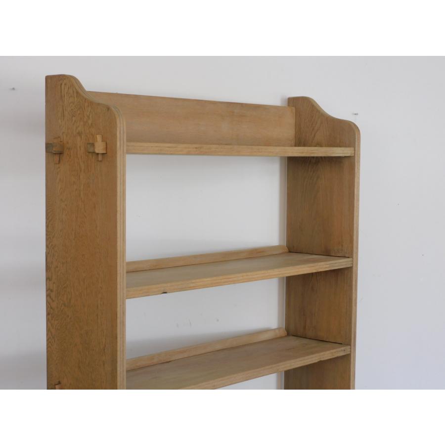 オーク材 ふるい特大 楔留め陳列棚 HK-a-02785 / 楢材 無垢材 オープン