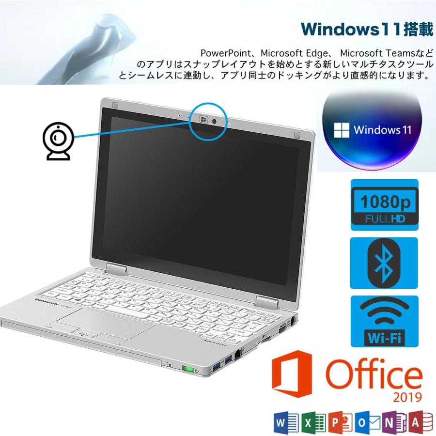 Let's note RZ 小型軽量頑丈高速中古ノートパソコンタブレットPC