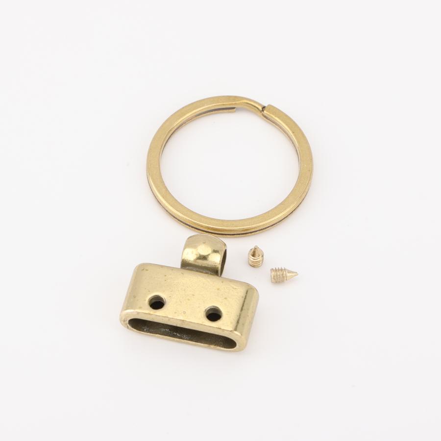 SENWAレザーキーチェーンヘッド キーフォブ キーリング レザーハード