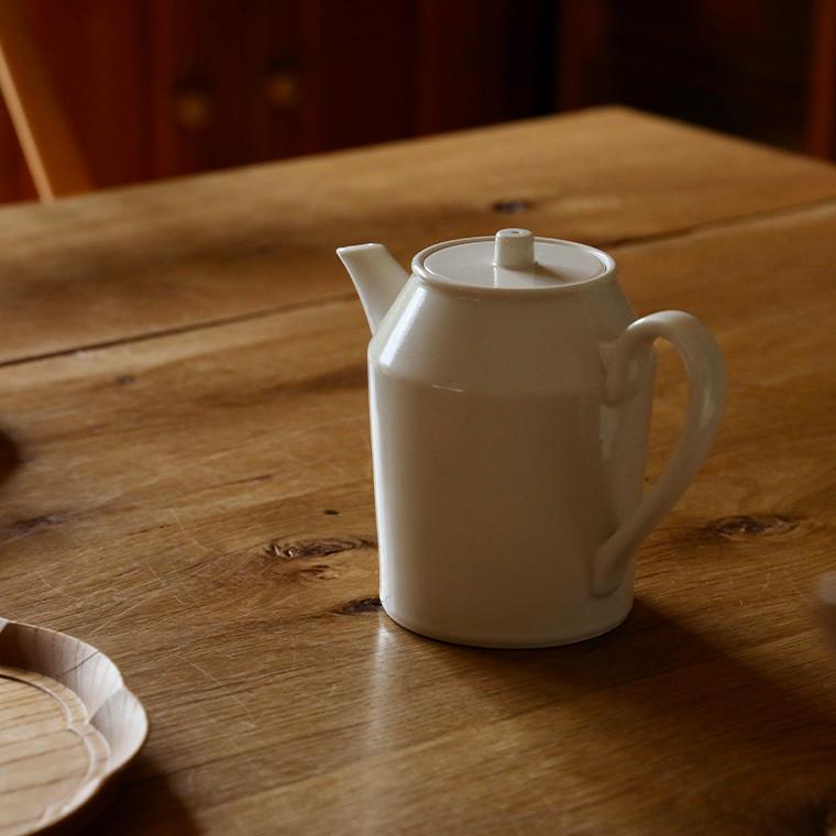 ティーポット リップ 陶器 おしゃれ ブランド 白 ポット 保温 コーヒー