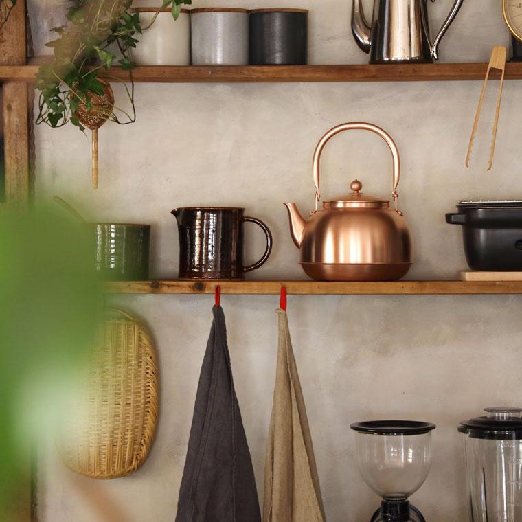 やかん 銅のやかん おしゃれ ヤカン 日本製 ガス 直火 レトロ ケトル