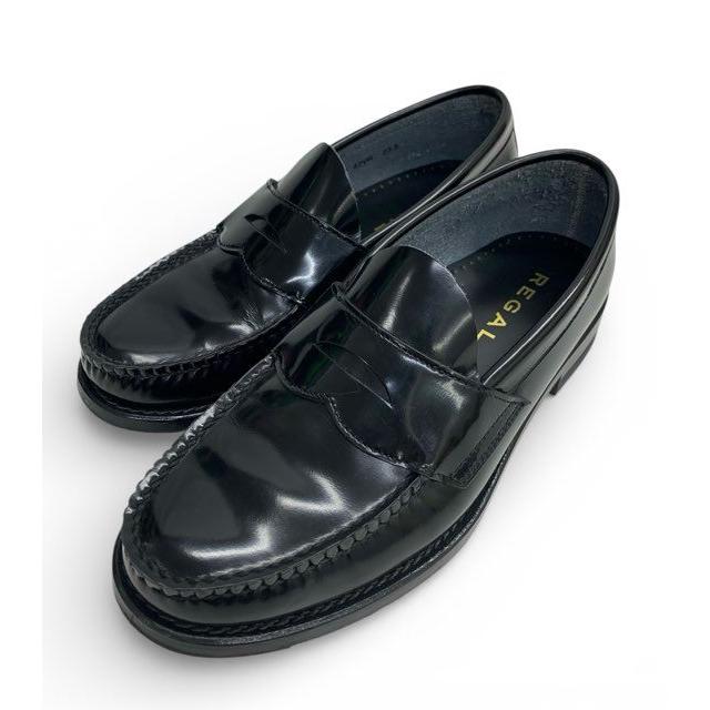 良品/REGAL/リーガル/コインローファー/レディース/23.5cm/ブラック