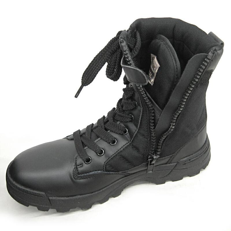 YMCLKY BLACK TAC COBRA type SWAT タクティカルブーツ サイドジッパー