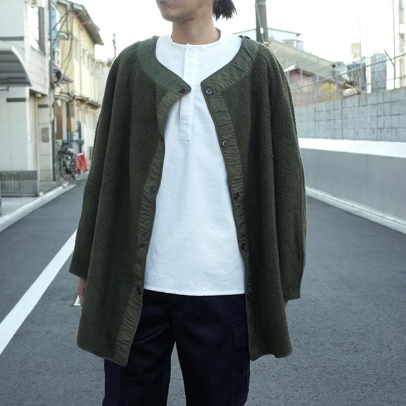 フランス軍 M-64パーカー ボアライナー オリーブ USED JC084UN メンズ