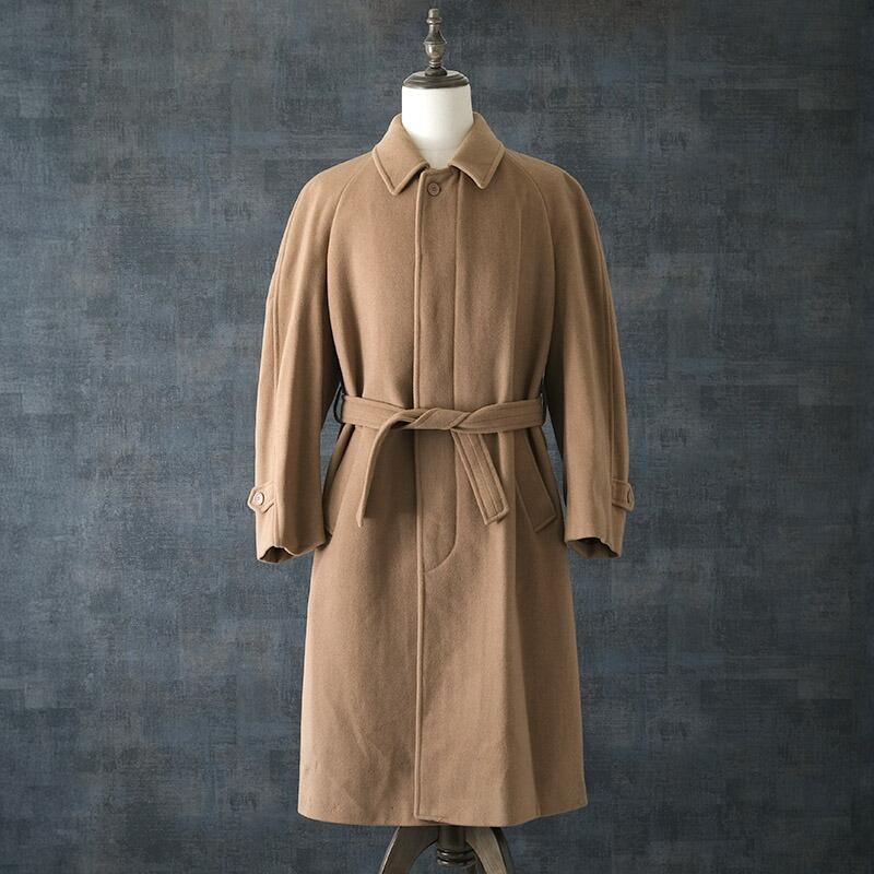 イタリア軍 ウール ナイロン カシミヤ ラグラン ステンカラーコート