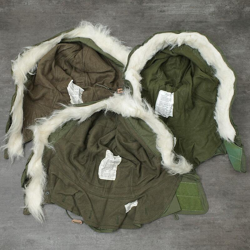 米軍 M-65パーカー用フード アクリルファー デッドストック HE011NN